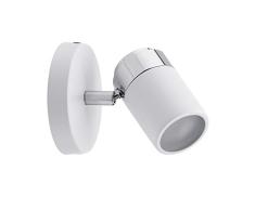 Paulmann 66710 Foco Zyli IP44 mÃ¡x. 1x10Â W GU10 blanco/cromo 230Â V metal 667.10 plafÃ³n, lÃ¡mpara LED, luminaria de techo, foco de techo