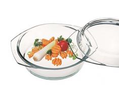 SIMAX 021 001 002 Cuenco con tapa, Vidrio, transparente