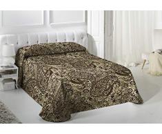 Vialman Colcha Bouti Ligero, MarrÃ³n, 90x190 cm