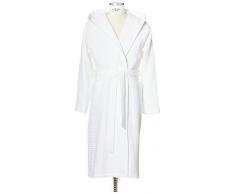 MÃ¶ve - Albornoz con Capucha, algodÃ³n, Blanco, Small