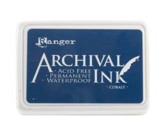 Ranger Archival Cobalt - Almohadilla de tinta, color azul
