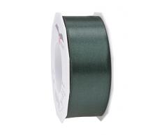 C.E, pattberg präsent 40 mm 25 m de cinta de raso de doble cara, verde