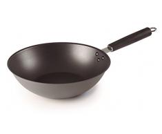 Lacor - 63729 - Wok Acero Antiadherente 28 cm - Negro