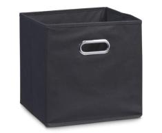 Zeller 14113 Caja de Almacenaje, Non-Woven, Negro, 32x32x32 cm