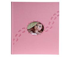 Exacompta Pilou Álbum Foto Encuadernado, Cubierta de Papel, Rosa, 29 x 32 cm