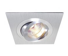 Deko - lámpara de 110421 GU5, 3/MR16 12 V AC/DC 50 W plástico modos de luces para montaje en techo anillo, Gris