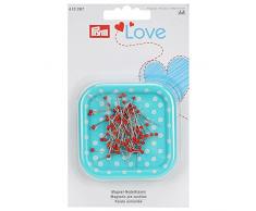 PrymLove Pines Plateados Magnéticos para Cojín Plus 9 g Color Rojo