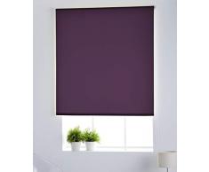 Estoralis Gove Estor Enrollable traslucido Liso, Tela, Violeta, 130 x 230 cm