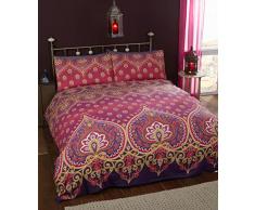 Rapport Juego de Funda nórdica ASHA, rubí, Doublé