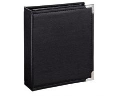Hama New York City Negro álbum de Foto y Protector - Álbum de fotografía (130 mm, 175 mm, Negro, 100 Hojas, 10 x 15)