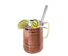 Vin Bouquet FIV 208 - Taza de Cobre 500ml, Jarra Cobre, Ideal para CÃ³cteles o Cerveza, DiseÃ±o Vintage