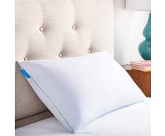 Linenspa Almohada viscoelÃ¡stica 70 cm â cojin con espuma viscoelÃ¡stica triturada y gel refrescante, 70 x 35 cm