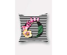 Lulu Home - Funda de Almohada, Multicolor, 45 x 45 cm