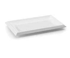 Lacor - 63532 - Bandeja Rectangular De Melamina Classic 30x22x2cm- Blanco