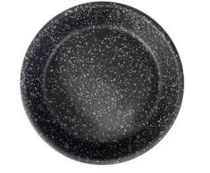 Meliflor Plato CerÃ¡mica 24cm Negro Estrellado Duraderos y Resistentes - DecoraciÃ³n - Hogar y JardÃ­n - Artesanalmente Fabricado en EspaÃ±a