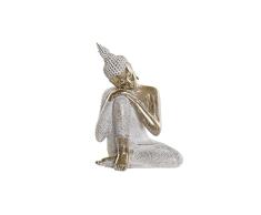 Figura Decorativa de la Marca DKD Home Decor Dorado Buda Blanco Resina (15 x 12 x 21 cm) (Referencia: S3019707)