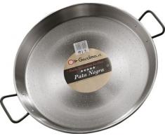 Garcima paellera de Acero Pulido, Color Gris, 40Â cm, Pack de 6