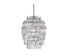 Colección de iluminación 700031 60 Watt lámpara de techo llew mejia non-lámparas - acrílico transparente, transparente