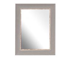 Inov8 7 x 12,7 cm Marco de Madera para Lavar British Tamaño pequeño Espejo, Azul
