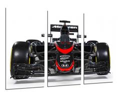 Cuadros Camara Poster FotogrÃ¡fico Coche Formula 1, Mclaren F1, Fernando Alonso TamaÃ±o total: 97 x 62 cm XXL, Multicolor