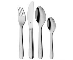 WMF Gourmet Plus - CuberterÃa para niños 4 piezas (tenedor, cuchillo de mesa, cuchara y cuchara pequeña) (WMF Kids infantil)