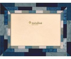 Natalini MIRA BLU B A 10 x 15 Marco de Fotos de Madera y Cristal, 20 x 15 x 1,5 cm