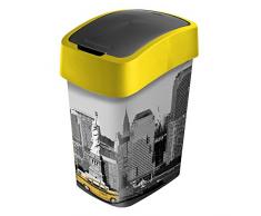 CURVER 2045259 tirón Papelera Decoración York plástico 25 L