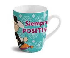 NICI Taza 41733 Siempre Positivo/Nunca Negativo, Multicolor, Ãnica