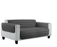 Elegant Funda para sofà, Oscuro/Gris Claro 2 Plazas Maxi, Microfiber