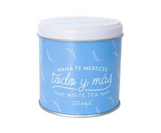 Mr. Wonderful Vela lata con mensaje Pequeños momentos de calma y relax para una gran madre