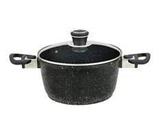 GSW 166348 Titanium Granit FerroTherm - Olla Alta (24 cm)