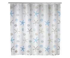Wenko Cortina baÃ±o 180x200 Bella Mare PEVA, poliÃ©ster, 18x3.5x37.5 cm