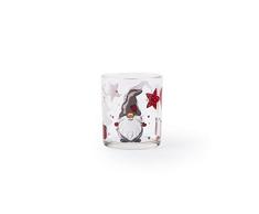 Excelsa Gnomo - Juego de 3 vasos navideÃ±os - Vasos de vidrio - Capacidad 250 ml