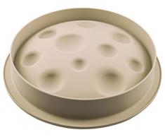 Luna, Molde de Silicona con Forma de Luna, Color Gris Claro