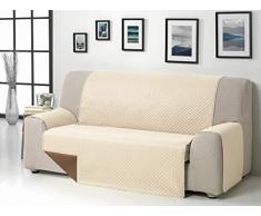 Martina Home Diamond Cubre Sofa Acolchado Reversible, Beige/Marron, 3 PLAZAS
