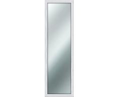 Espejo de pared y estilo Shabby Chic, 40x 125 cm, color blanco