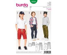 Burda patrón Kids 9354 pantalón, Papel, Color Blanco, 19 x 14 x 0,5 cm