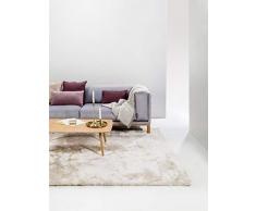 benuta Alfombra Shaggy de Pelo Largo Whisper Beige 140 x 200 cm | Alfombra de Pelo Largo para Dormitorio y salÃ³n