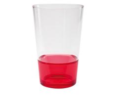 Zak ! Designs 1278-1405 Fizz - Vaso apilable de plÃ¡stico (30 cl), Color Rojo