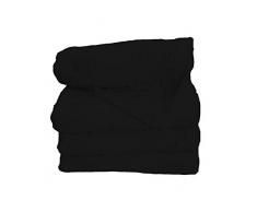 Miracle Home Toalla Nilo 100 x 150. 100% algodÃ³n, Negro, 100X150