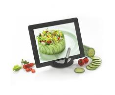 XD Design P261.171 P261.171-Stand Chef para Tablet con bolígrafo táctil, Color, Stainless Steel, Negro