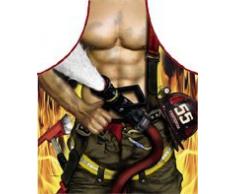 ITATI - Delantal de Bombero para Barbacoa y Cocina