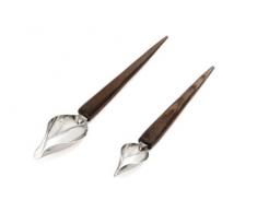 silikomart Decorative Spoons â Set de 2 Piezas de cucharas para la decoración, Acero Inoxidable