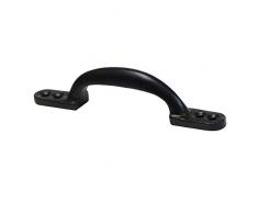 EDM 85751 Kit de Chimenea, 4 Unidades, Negro, 66 x 23 x 15 Cm