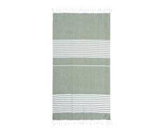 Sagaform Ella Hamam - Toalla (algodÃ³n, 145 x 250 cm), Color Verde