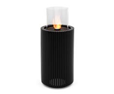 Planika Mandala Chimenea de Bioetanol - Chimenea de Interior y Exterior - Chimenea de Etanol - Chimenea de Patio PortÃ¡til - hasta 3,5 Horas de CombustiÃ³n