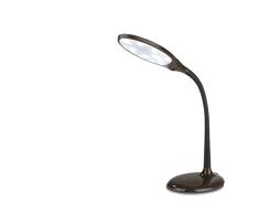 easymaxx 05811 Daylight â Lámpara LED de mesa, 4 niveles de intensidad & DIMM Bar, einzelfarb Selección de 15 colores Incluye mando a distancia, aspecto de madera