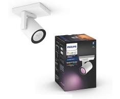 Philips Hue â Lámpara inteligente, Hue Argenta, Foco LED Inteligente, Luz Blanca y de Colores, Compatible con Alexa y Google Home, Color Blanco