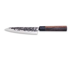 3 Claveles - Cuchillo de Cocina oriental, Mango de madera, Acero Inoxidable, lÃ­nea Osaka - (16cm - 6,5)