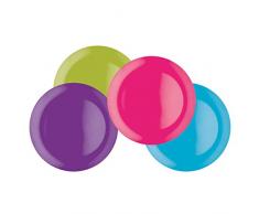 Kitchen Craft CWMPLATE11ASSTPK4, Vajilla, Multicolor